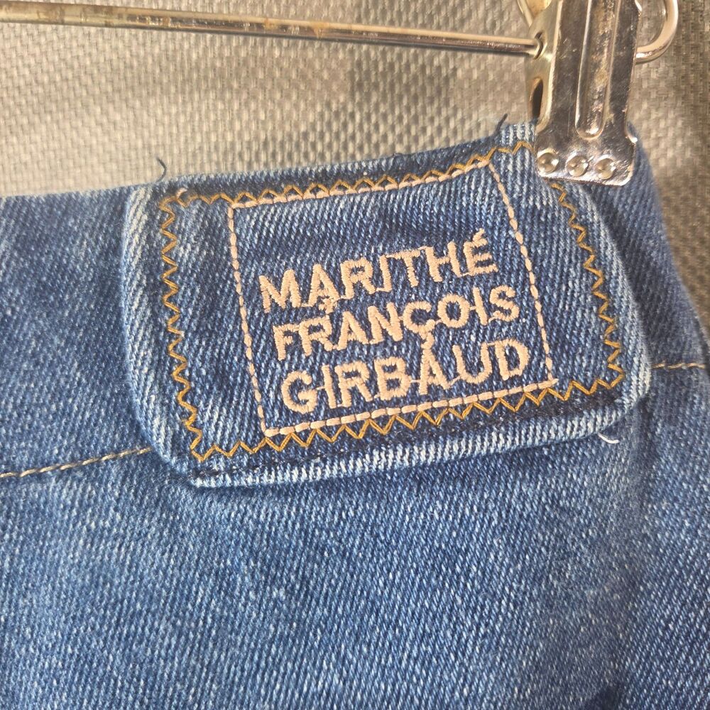 Marithe Francois Girbaud Women's 36 Denim Shorts Vintage Shuttle Tape - Picture 3 of 8